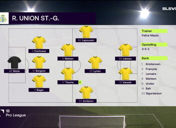 Speeldag 12 RFC Seraing - Union Saint Gilloise (1-0)