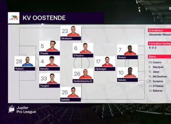 Journée 16 Cercle Bruges - Ostende (0-1)