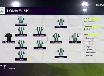 Speeldag 15 Club NXT - Lommel SK (0-2)
