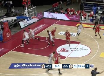 Samenvatting Giants Antwerp - Filou Oostende (Beker van België)