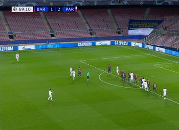 Goal: FC Barcelona 1 - 3 Paris SG 70' Kean
