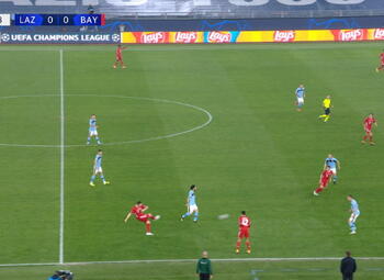 Goal: Lazio Roma 0 - 1 Bayern München 9' Lewandowski