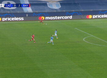 Goal: Lazio Roma 0 - 3 Bayern München 42' Sané