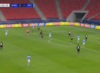 Goal: Borussia M'Gladbach 0 - 2 Manchester City 65' Jesus