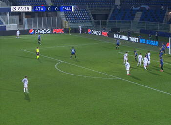 Goal: Atalanta Bergamo 0 - 1 Real Madrid 86' Mendy