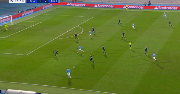 Goal: Dinamo Zagreb 1 - 3 Manchester City 54', Gabriel Jesus
